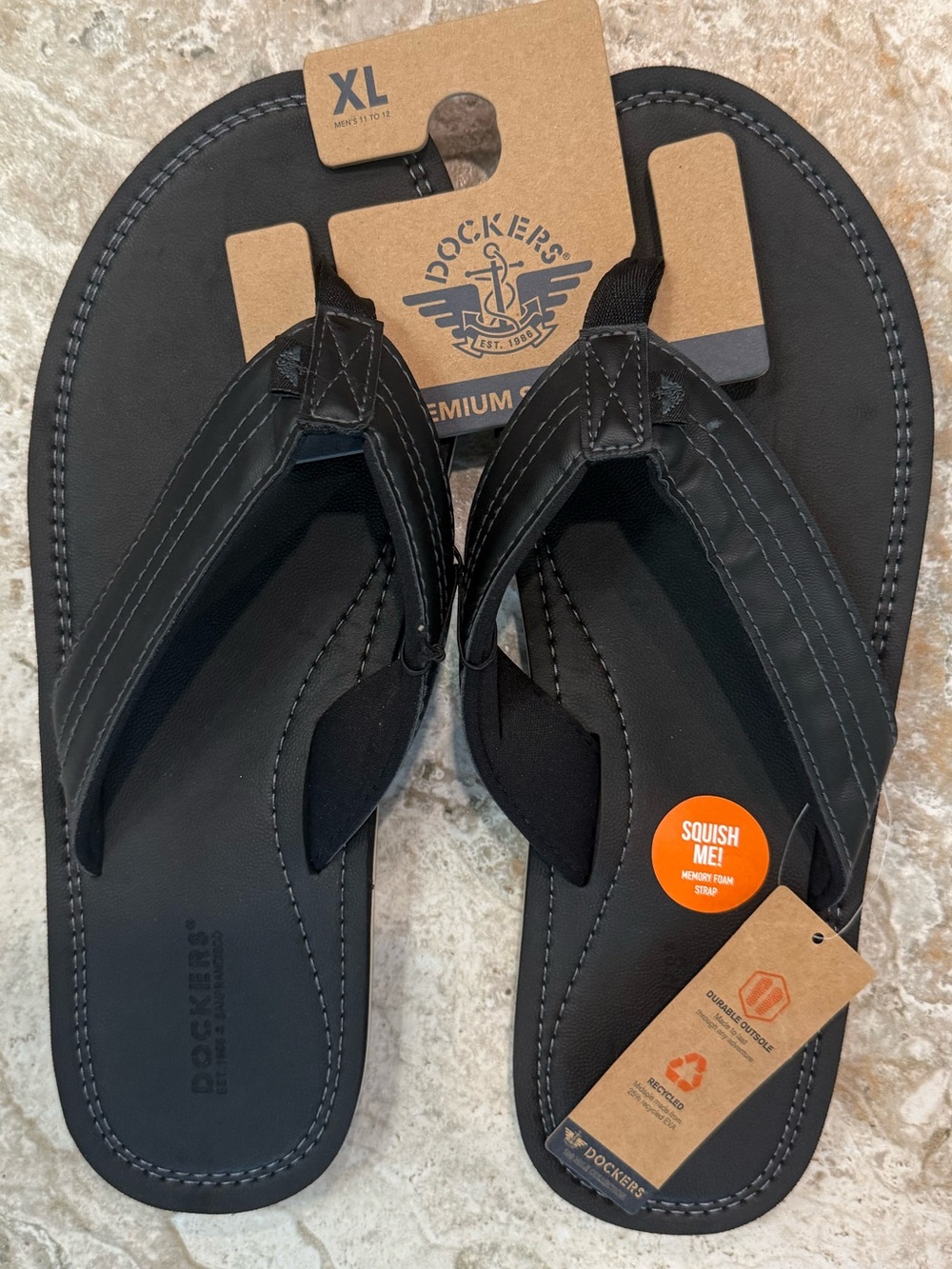 Dockers black Flip Flops